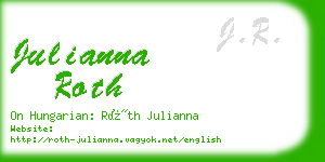 julianna roth business card